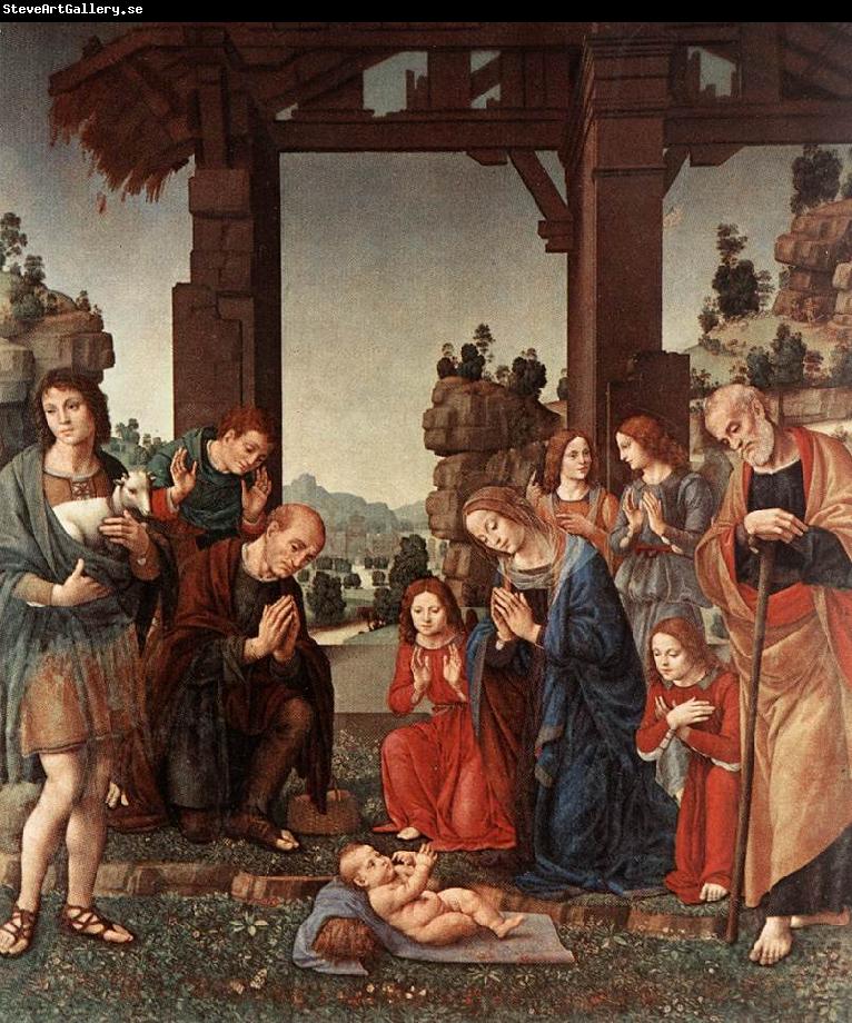 LORENZO DI CREDI Adoration of the Shepherds sf